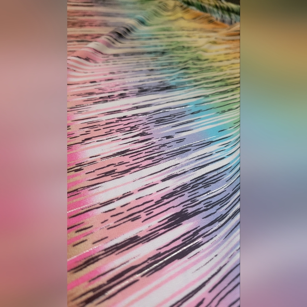 sS/M ๐ Vintage Colorful Abstract Print Dress - Picture 8 of 10